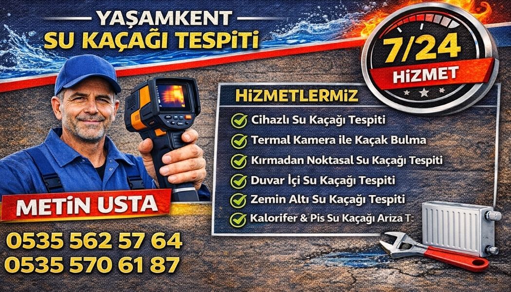 YAŞAMKENT SU KAÇAĞI TESPİTİ